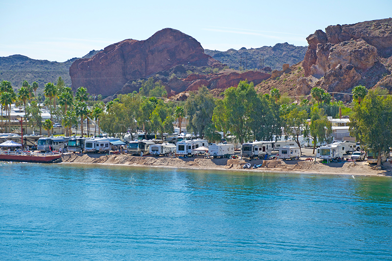 Echo lodge resort colorado river front rv camping